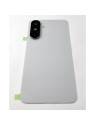 Tapa trasera o tapa bateria gris claro para Samsung Galaxy A56 A566 con cubierta de camara