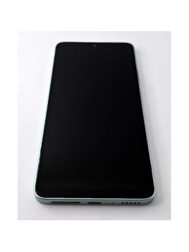 Pantalla lcd para Xiaomi Poco M7 Pro 5G mas tactil negro con marco verde claro compatible TFT