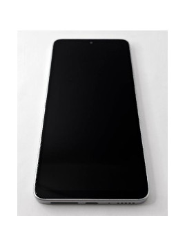 Pantalla lcd para Xiaomi Poco M7 Pro 5G mas tactil negro con marco plata compatible TFT