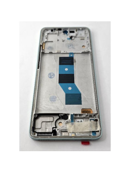 Pantalla lcd para Xiaomi Poco M7 Pro 5G mas tactil negro con marco verde claro calidad Oled