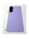 Tapa trasera o tapa bateria morada para Samsung Galaxy A36 A366 con cubierta de camara