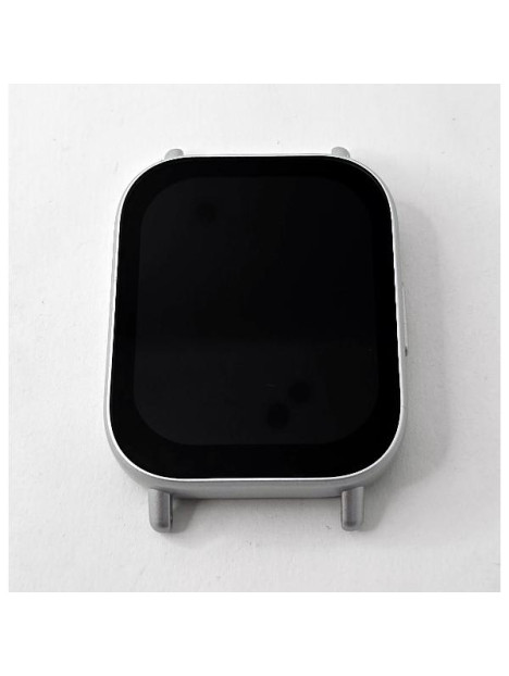 Pantalla lcd para Xiaomi Redmi Watch 5 Active mas tactil negro con marco plata calidad premium