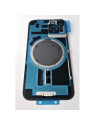 Tapa trasera o tapa bateria azul para iPhone 14 con cubierta de camara compatible sin logo version europea