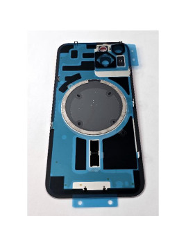 Tapa trasera o tapa bateria roja para iPhone 14 con cubierta de camara compatible sin logo version europea