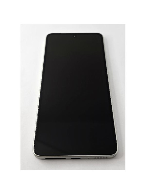 Pantalla lcd para Xiaomi Poco M7 Pro 5G mas tactil negro con marco dorado compatible Oled
