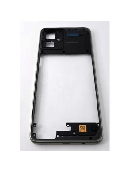 Carcasa o marco central verde para Motorola Moto G55 5G