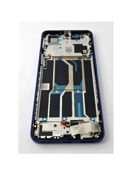 Pantalla lcd para Oneplus Nord 3 5G mas tactil negro con marco azul calidad premium