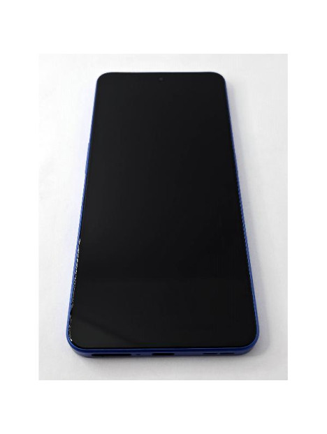 Pantalla lcd para Oneplus Nord 3 5G mas tactil negro con marco azul calidad premium