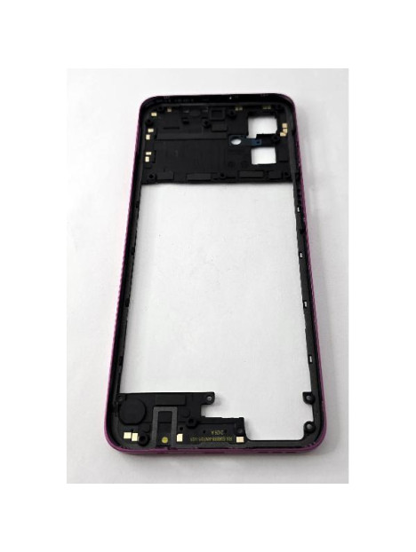 Carcasa o marco central morado para Motorola Moto G55 5G