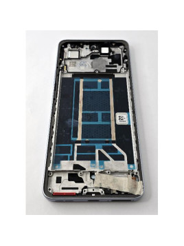 Pantalla lcd para Oppo Reno 13 F 5G CPH2699 mas tactil negro con marco azul compatible TFT