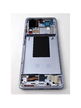 Pantalla lcd para Xiaomi 12 Pro mas tactil negro con marco azul calidad Oled