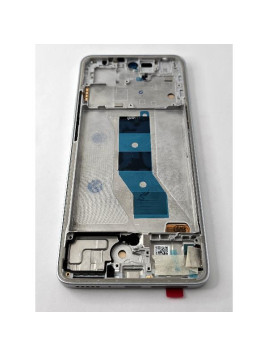 Pantalla lcd para Xiaomi Poco M7 Pro 5G mas tactil negro con marco plata calidad Oled