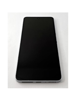 Pantalla lcd para Xiaomi Poco M7 Pro 5G mas tactil negro con marco plata calidad Oled