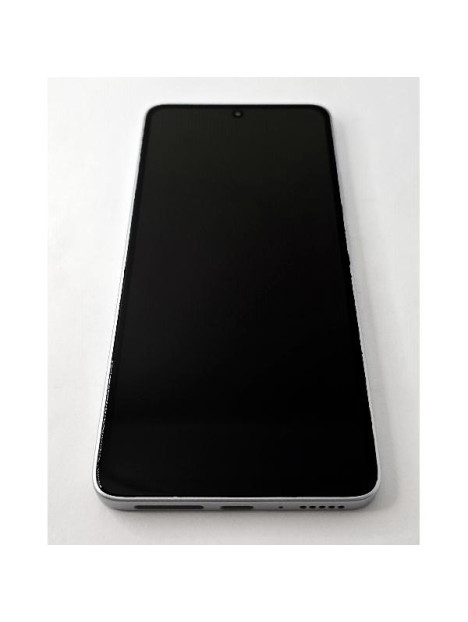 Pantalla lcd para Xiaomi Poco M7 Pro 5G mas tactil negro con marco plata calidad Oled