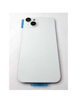 Tapa trasera o tapa bateria blanca para iPhone 14 Plus cubierta de camara compatible sin logotipo version europea