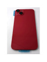 Tapa trasera o tapa bateria roja para iPhone 14 Plus con cubierta de camara compatible sin logotipo version europea