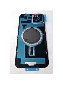 Tapa trasera o tapa bateria roja para iPhone 14 Plus con cubierta de camara compatible sin logotipo version europea