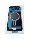 Tapa trasera o tapa bateria roja para iPhone 14 Plus con cubierta de camara compatible sin logotipo version europea