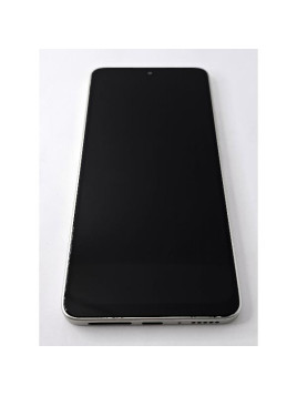 Pantalla lcd para Xiaomi Poco M7 Pro 5G mas tactil negro con marco dorado compatible TFT