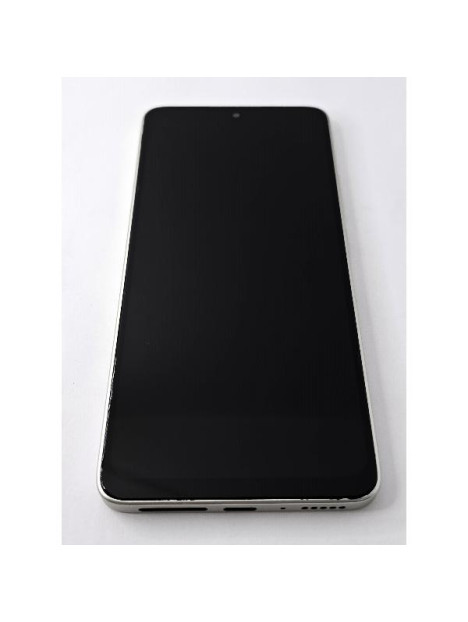 Pantalla lcd para Xiaomi Poco M7 Pro 5G mas tactil negro con marco dorado compatible TFT