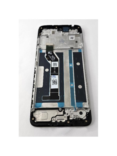 Pantalla lcd para Motorola Moto E15 mas tactil negro con marco negro calidad premium