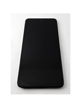 Pantalla lcd para Motorola Moto E15 mas tactil negro con marco negro calidad premium