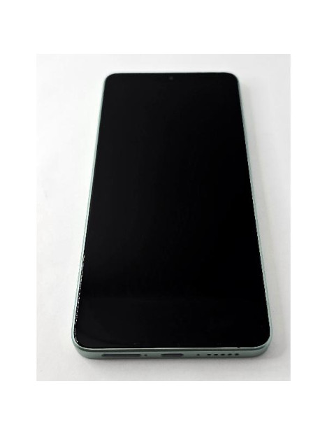 Pantalla lcd para Xiaomi Poco X7 Pro 5G mas tactil negro con marco verde calidad premium