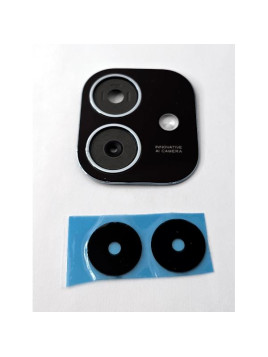 Cristal de camara para Oppo A60 5G CPH2683 con marco azul calidad premium