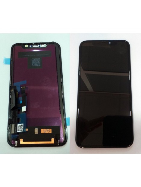 Pantalla LCD IPS para IPhone 11 A2111 A2221 A2223 mas tactil negro calidad Premium