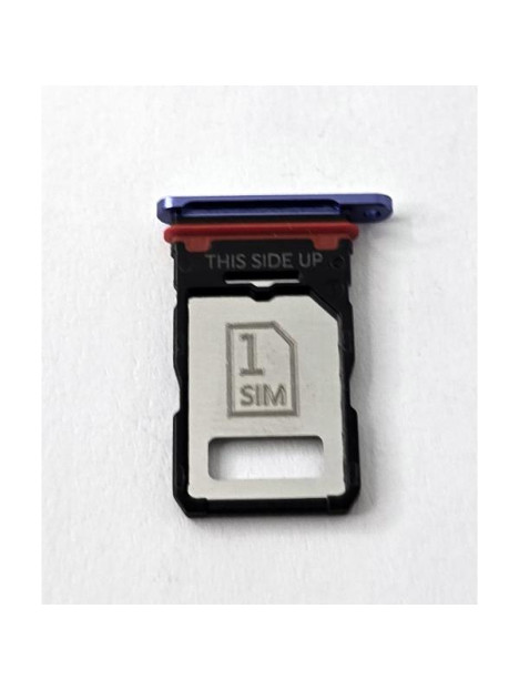 Soporte o bandeja sim morado Dual sim para Motorola Edge 50 Pro calidad premium
