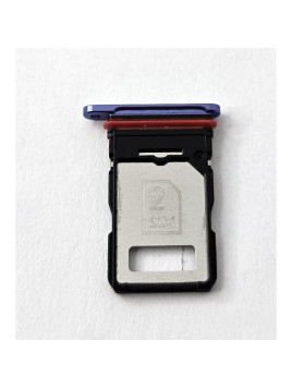 Soporte o bandeja sim morado Dual sim para Motorola Edge 50 Pro calidad premium