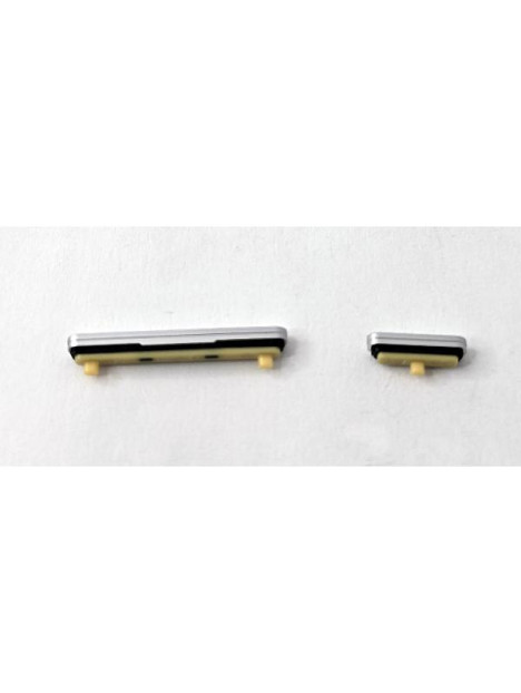 Set de 2 botones laterales platas para Samsung Galaxy Tab S10 Plus X820 X826B calidad premium