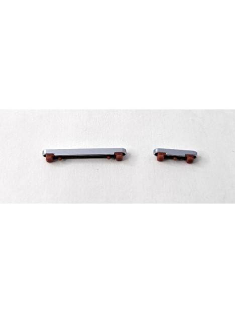 Set de 2 botones laterales platas para Xiaomi 14T Pro calidad premium