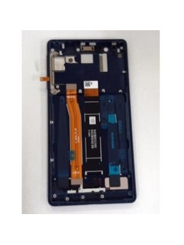 Pantalla lcd para Nokia 3 20NE1LW0003 mas tactil negro mas marco azul Service Pack TA-1020 TA-1028 TA-1032 TA-1038