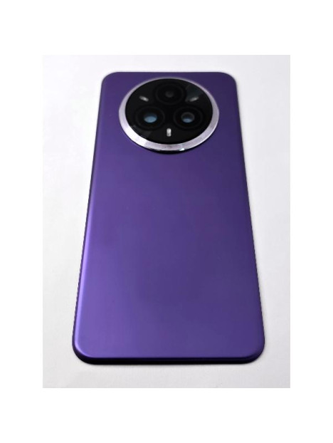 Tapa trasera o tapa bateria morada para Realme 14 Pro 5G con cubierta de camara