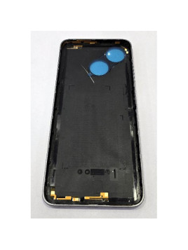 Tapa trasera o tapa bateria gris para ZTE Blade A35E con cubierta de camara