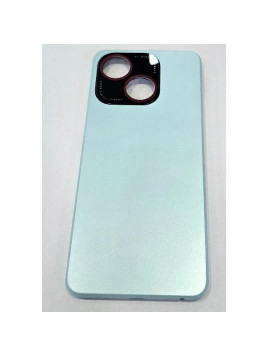 Tapa trasera o tapa bateria azul para ZTE Blade A35E con cubierta de camara