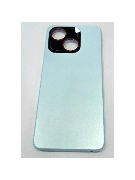 Tapa trasera o tapa bateria azul para ZTE Blade A35E con cubierta de camara