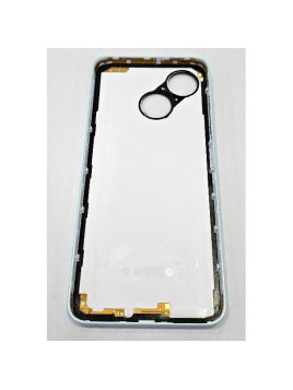 Tapa trasera o tapa bateria azul para ZTE Blade A35E con cubierta de camara