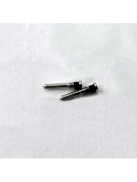 Set de 2 tornillos inferiores rosas para iPhone 16 Plus A3290 A3082 A3289 A3291 calidad premium