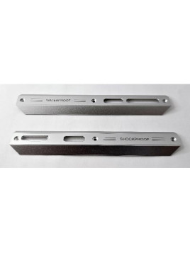 Set de 2 embellecedores plata para Blackview BV7300 calidad premium