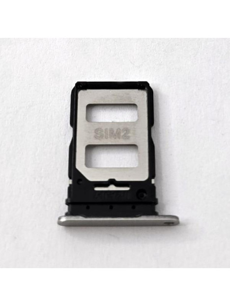Soporte o bandeja sim gris Dual sim para Xiaomi 14T Pro calidad premium