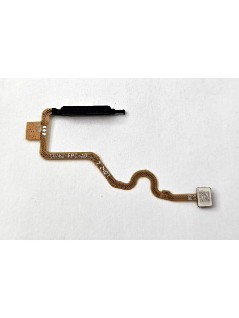 Flex sensor de huella negro para ZTE Blade A75 4G calidad premium