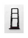 Soporte o bandeja sim negra Dual sim para ZTE Blade A75 4G calidad premium