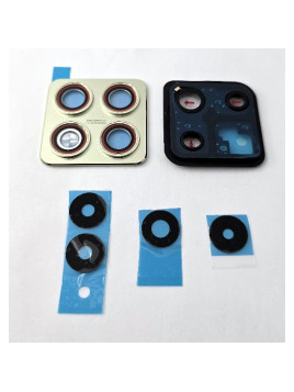 Cristal de camara para Xiaomi 14T con marco verde calidad premium