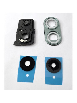 Cristal de camara para Xiaomi Poco X7 Pro 5G con marco verde calidad premium