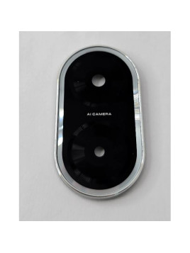 Cristal de camara para Xiaomi Redmi A5 con marco plata calidad premium