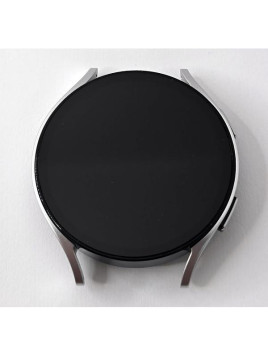 Pantalla lcd para Samsung Galaxy Watch 6 44mm R940 R945 mas tacil negro con marco plata calidad premium