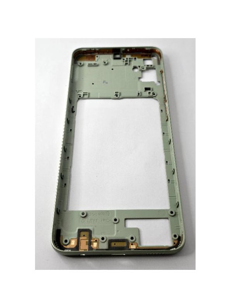 Carcasa o marco central verde para Samsung Galaxy A05 SM-A055F