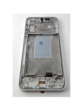 Pantalla lcd para Samsung Galaxy A26 5G A266 mas tactil negro con marco blanco calidad Oled